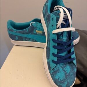 Puma Basket Classic Blue Wildfire